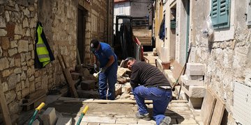 Stanje radova - sanacija kanalizacijske cijevi u Ul. A. Milossa